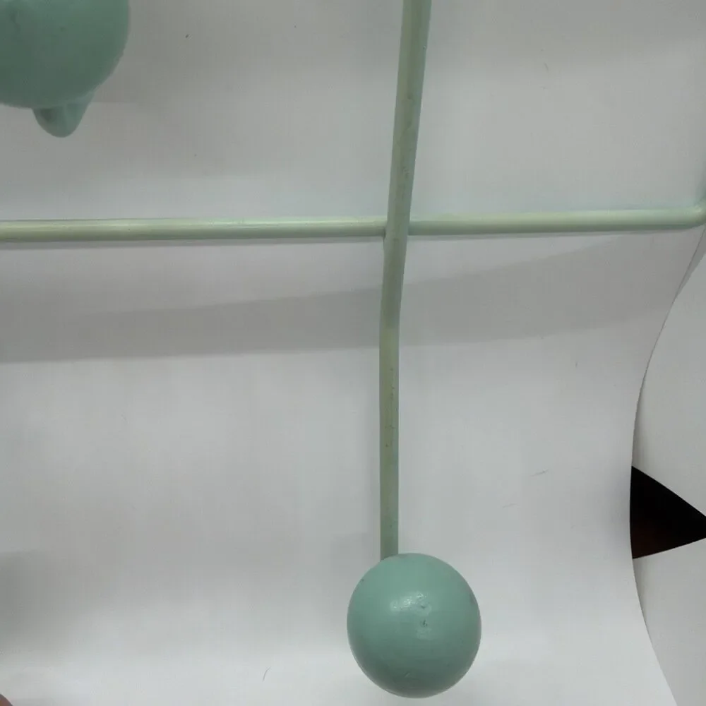 Mid-Century Modern Hangit Ball Hanger - Sea Foam Green- Inspired By Eames Sphere